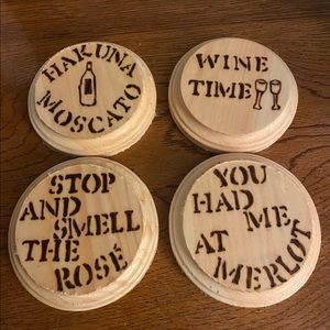 Wooden coasters
